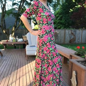 Summer Flower Maxi Dress, Size S